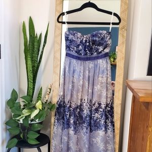 NWT Modcloth Minuet Strapless Maxi Dress